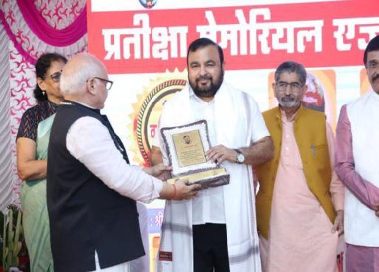 प्रो. दयानंद तिवारी को `साहित्य श्री’ सम्मान