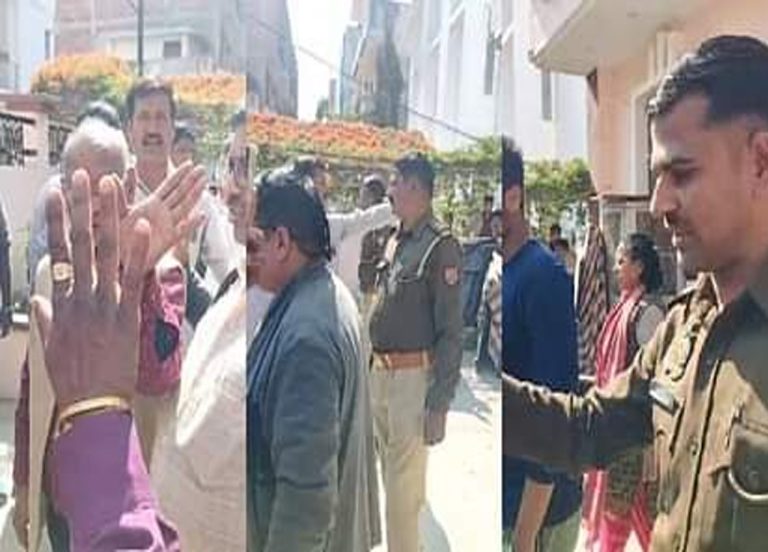 धर्म परिवर्तन की बात से नाराज हिंदूवादी युवकों ने अघोषित चर्च पर किया हंगामा!