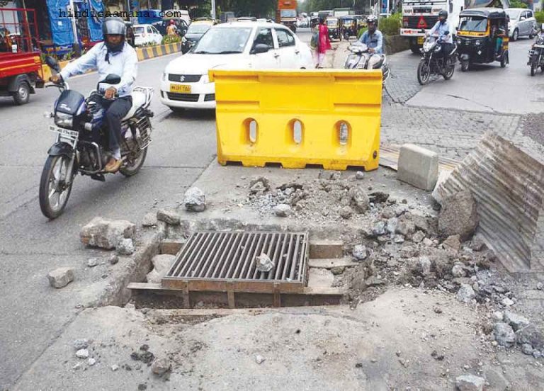 २०२७ की समय सीमा पर सवाल : धीमी गति के कारण सड़कों का कंक्रीटिंग कार्य अधूरा!