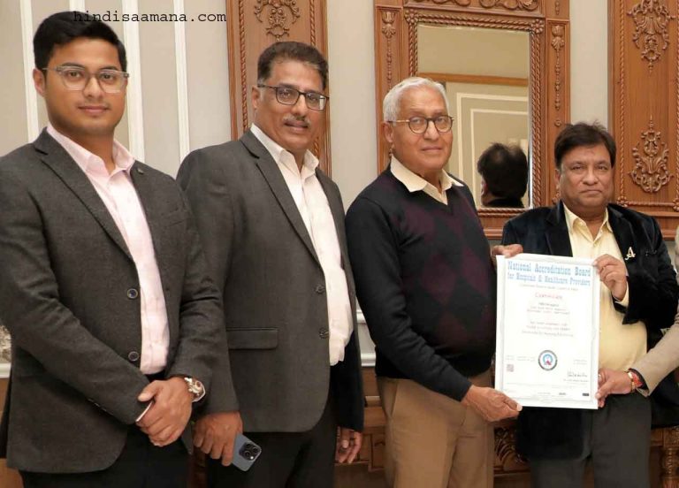 नर्सिंग एक्सीलेंस सर्टिफिकेट पाने वाला टीएमयू नॉर्थ इंडिया का पहला मेडिकल कॉलेज