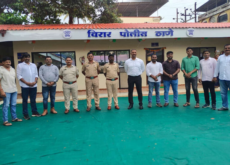 नये बने विरार पुलिस स्टेशन का पुलिस आयुक्त मधुकर पांडेय ने किया उद्घाटन