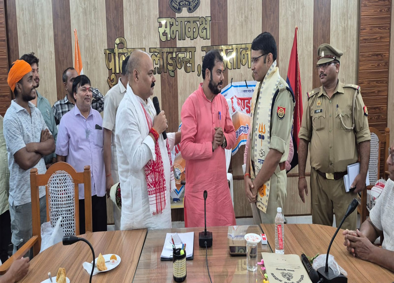 व्यापारियों को पुलिस कप्तान विनीत ने दिलाया सुरक्षा का भरोसा